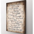 I Am Your Mother, You Are My Child Premium Canvas