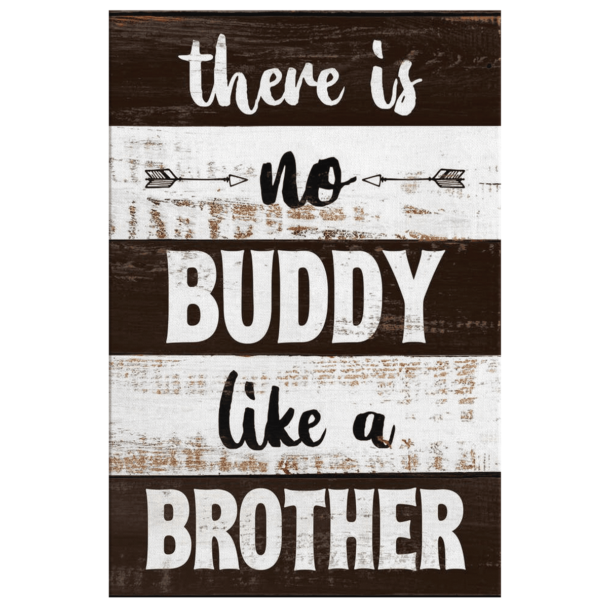No Buddy Like A Brother Canvas Wall Art – Gift for Brother