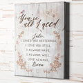 Personalized Youre All I Need Premium Canvas