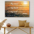 Personalized My Soul Knows You Are At Peace Memorial Premium Canvas