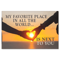Next To You Sunset Premium Canvas