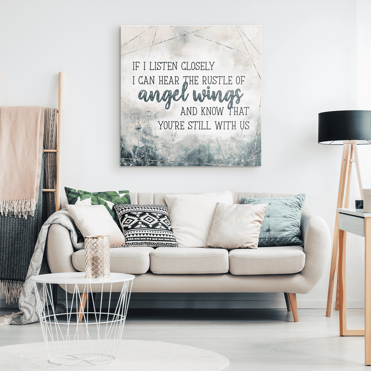 If I Listen Closely I Know Youre Still With Us Premium Canvas