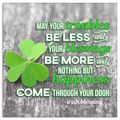 May Your Troubles Be Less Irish Blessing Premium Canvas