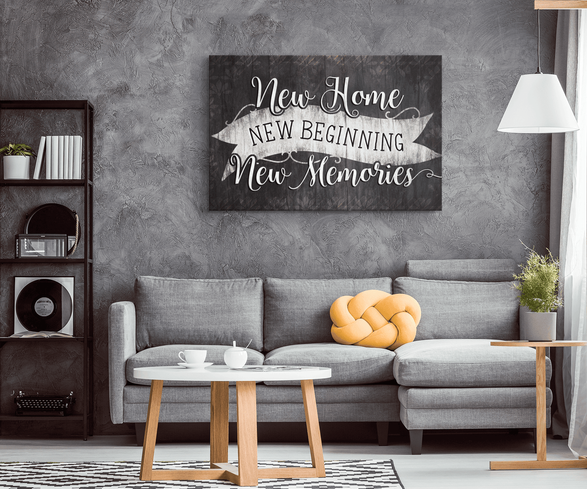New Home, New Beginning Premium Canvas