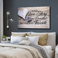 Our Love Story Is My Favorite Premium Canvas