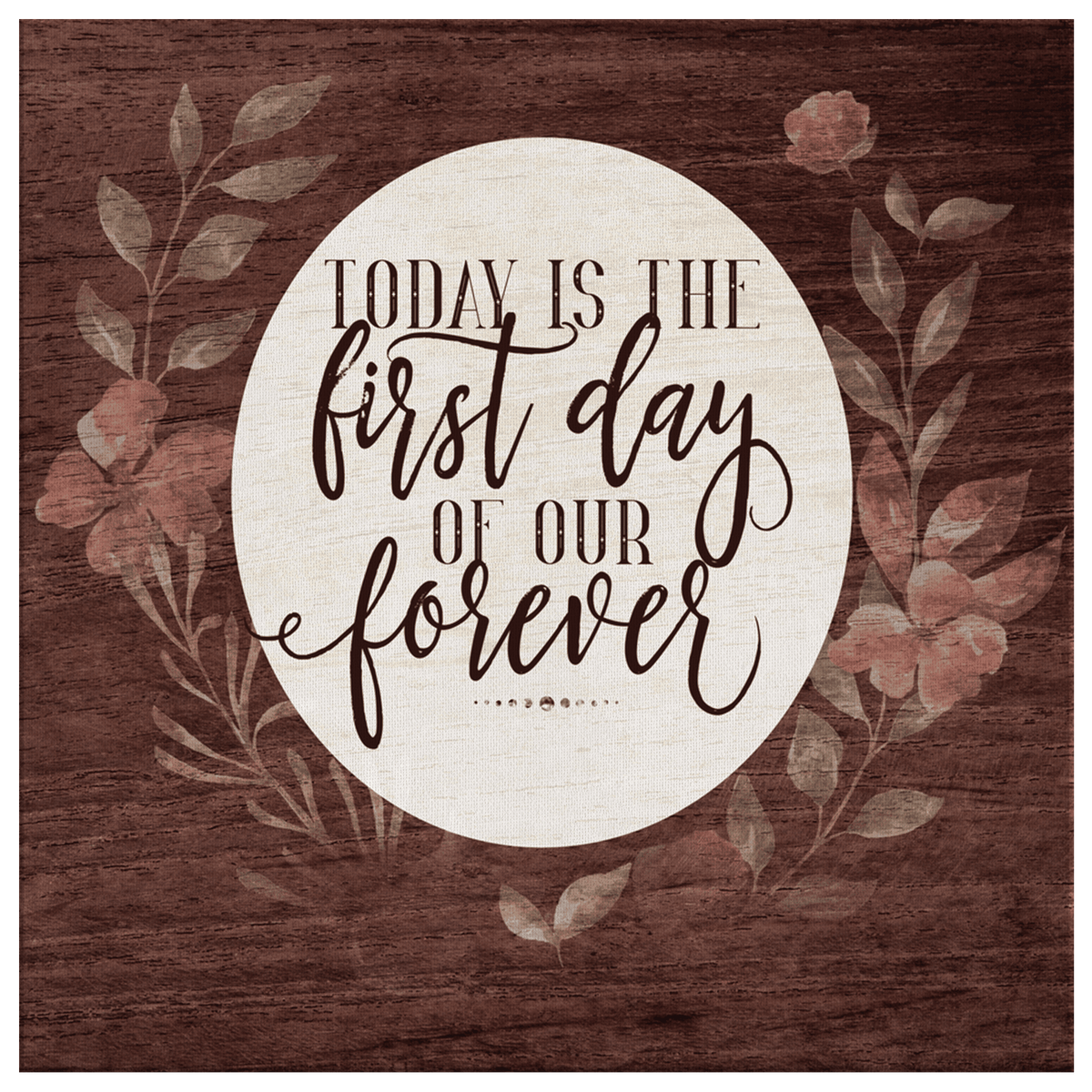 Personalized The First Day Of Our Forever Premium Canvas