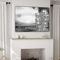 Personalized Names Love Sunset Beach Premium Canvas