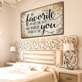 My Favorite Place Is Next To You Premium Canvas