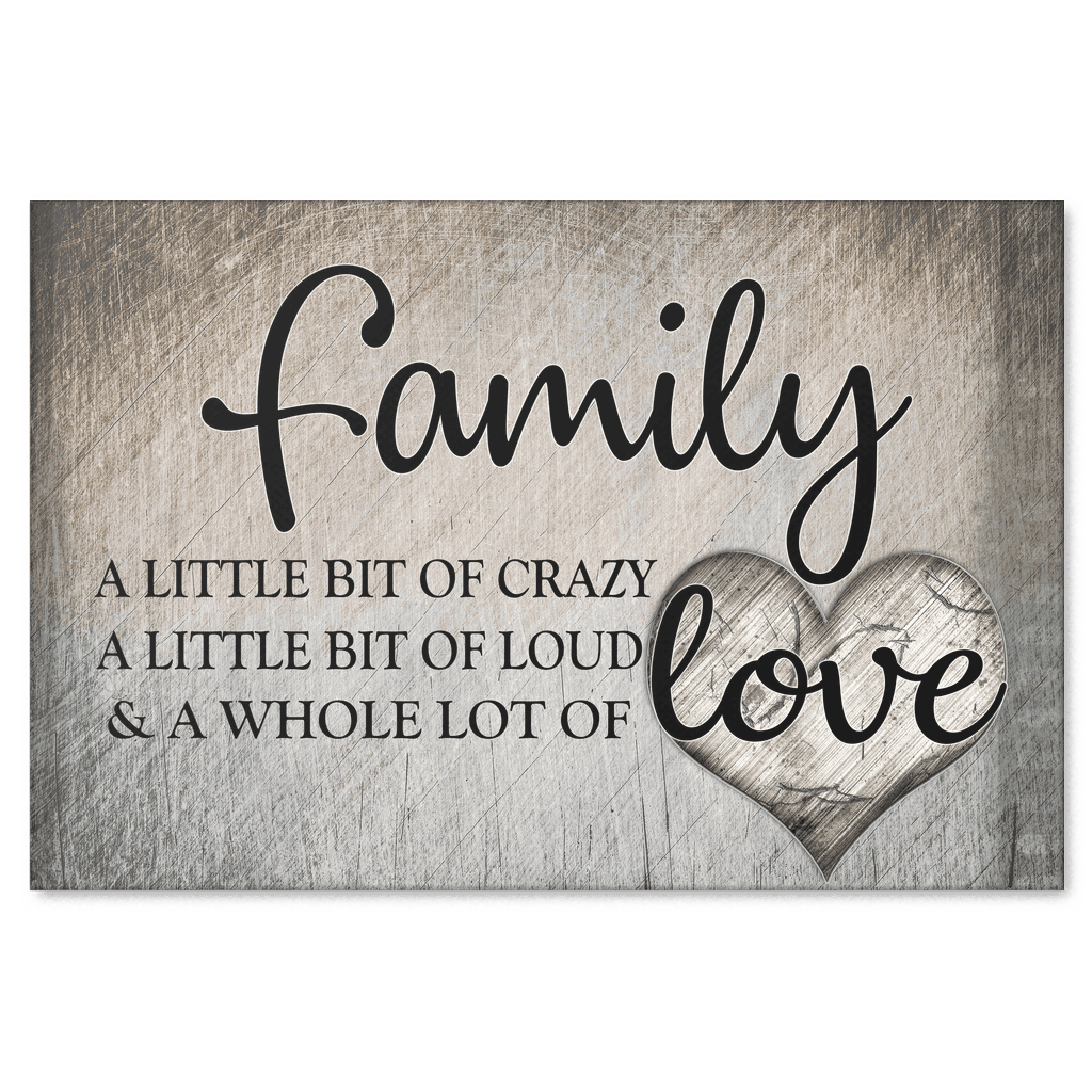 Family.. Love Premium Canvas