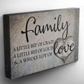 Family.. Love Premium Canvas