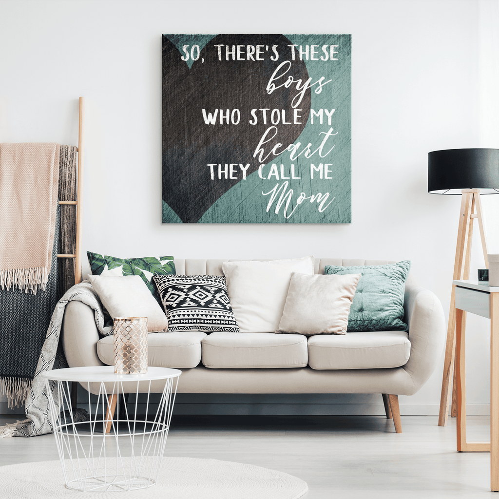 These Boys Who Stole My Heart Premium Canvas