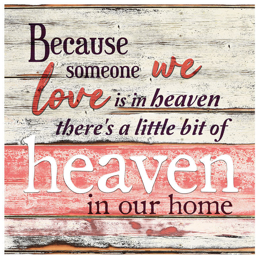Personalized Someone We Love is in Heaven Premium Canvas