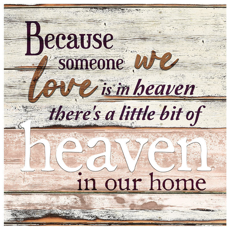 Personalized Someone We Love is in Heaven Premium Canvas