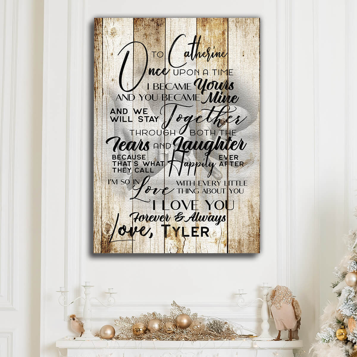 Personalized To My Wife - Once Upon A Time.. Premium Canvas