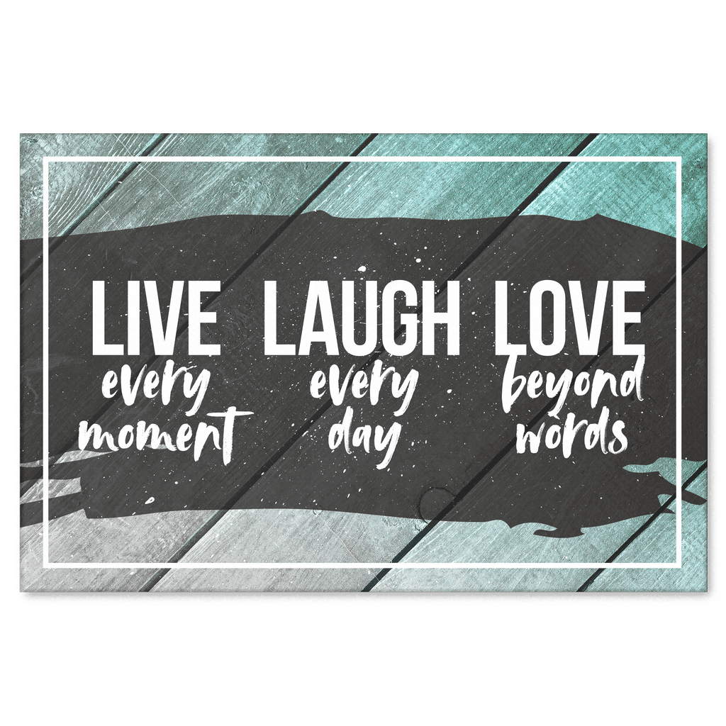 Live Laugh Love Canvas Wall Art – Living Room Decor