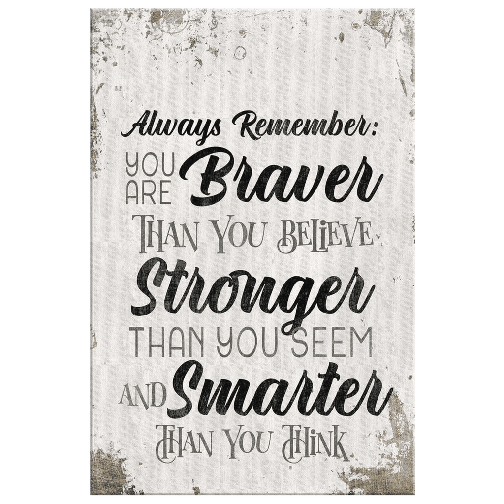Personalized Always Remember.. Inspirational Premium Canvas