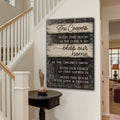 Personalized Bless This House As We Come & Go Premium Canvas