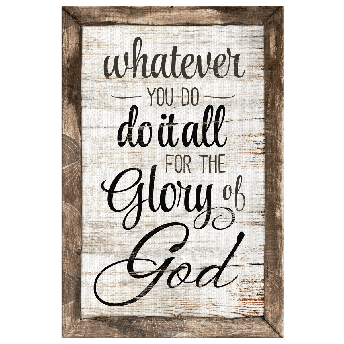 Do It All For The Glory Of God Premium Canvas