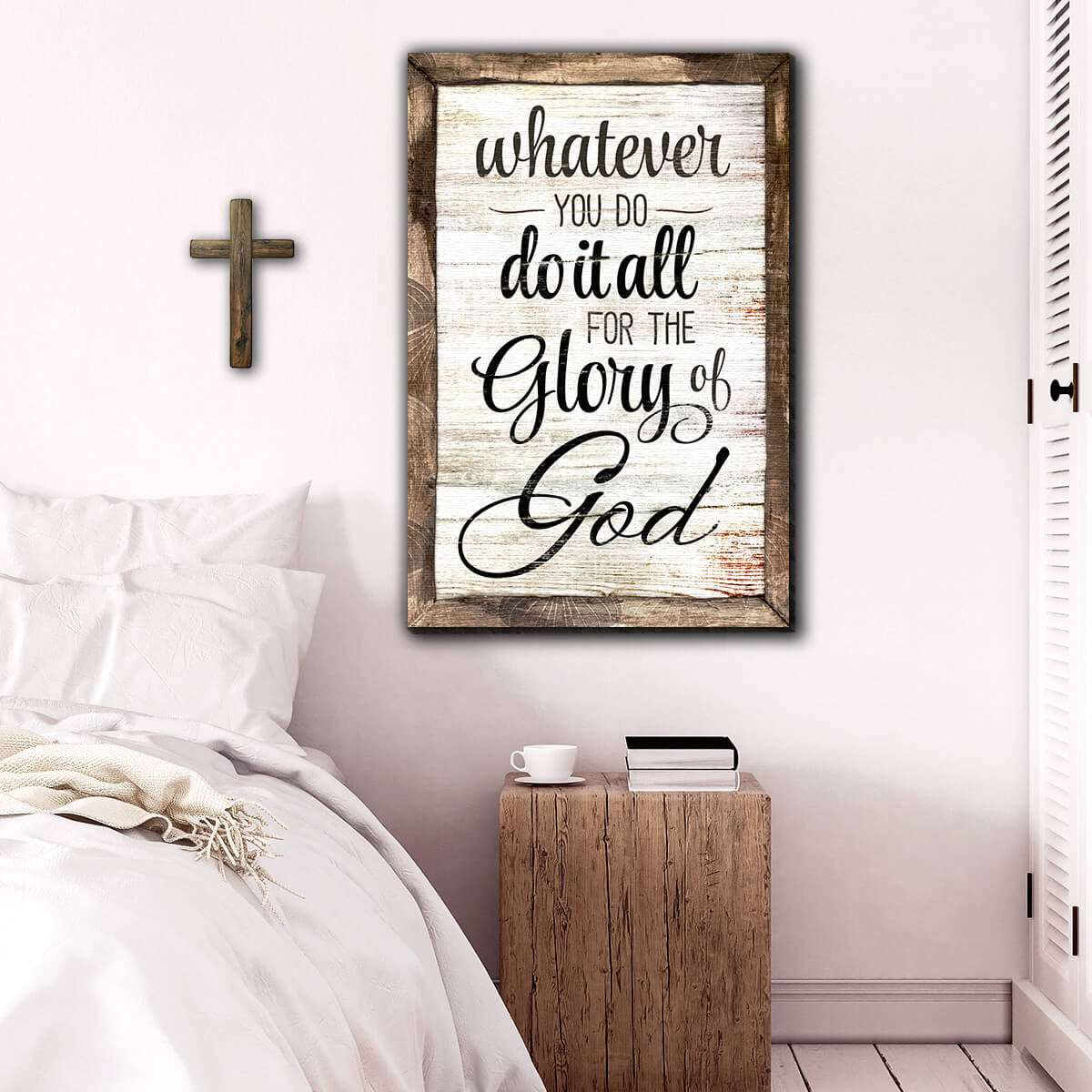Do It All For The Glory Of God Premium Canvas