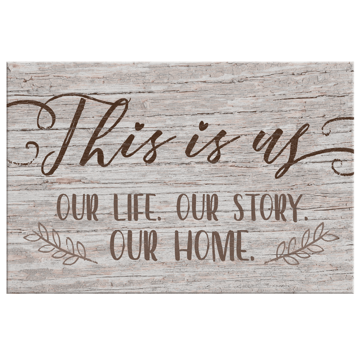 This Is Us - Our Story Our Home Premium Canvas
