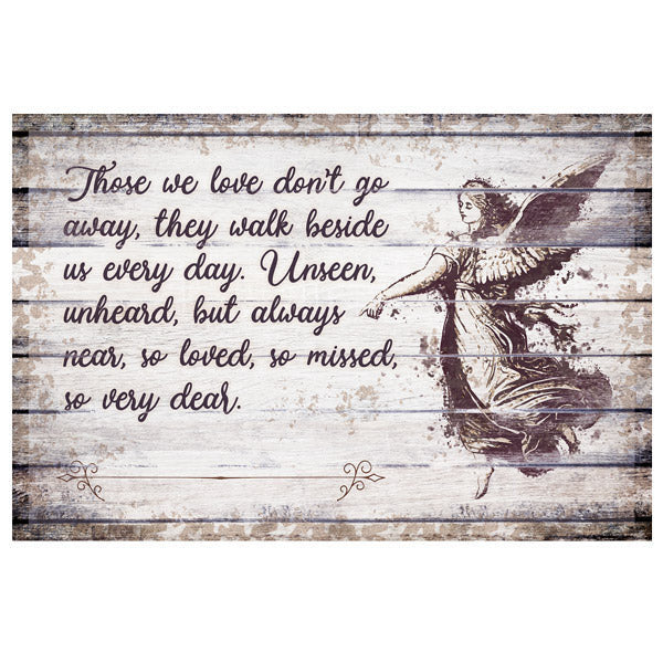 Personalized Those We Love Dont Go Away Premium Memorial Canvas