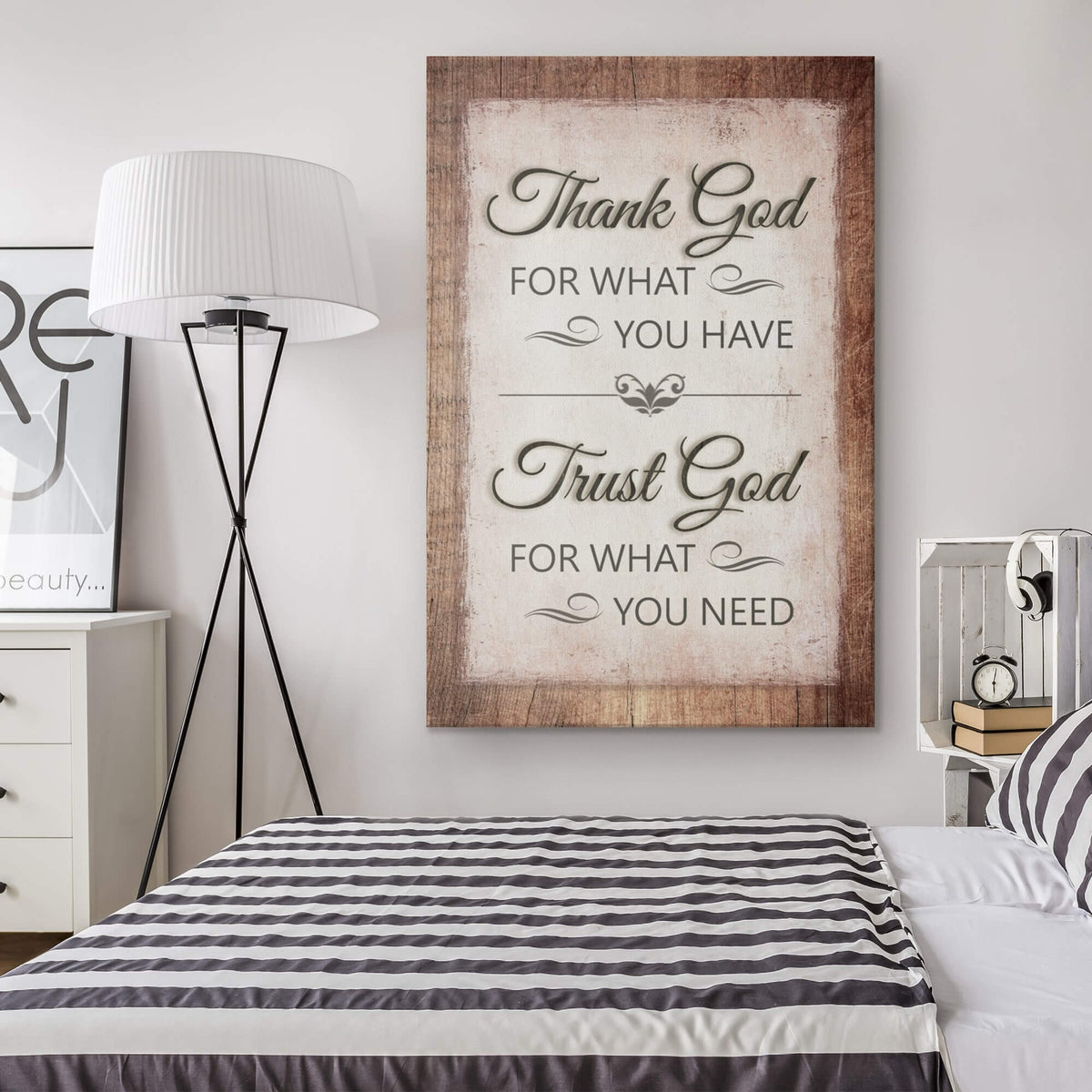 Thank God For What You Have Premium Canvas v2