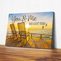 Personalized Sunset - You & Me We Got This Premium Canvas