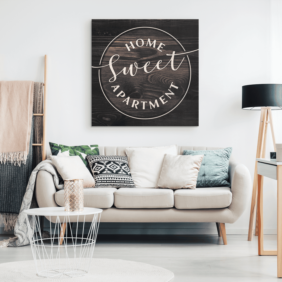 Home Sweet Apartment Premium Canvas