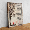 Personalized A Limb Has Fallen From The Family Tree Memorial Premium Canvas