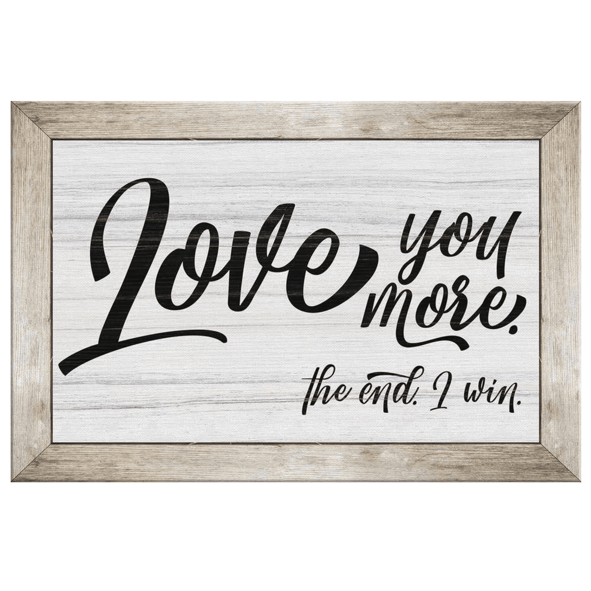 Love You More.. Premium Canvas