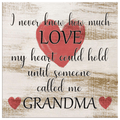 Until Someone Called Me Grandma Premium Canvas