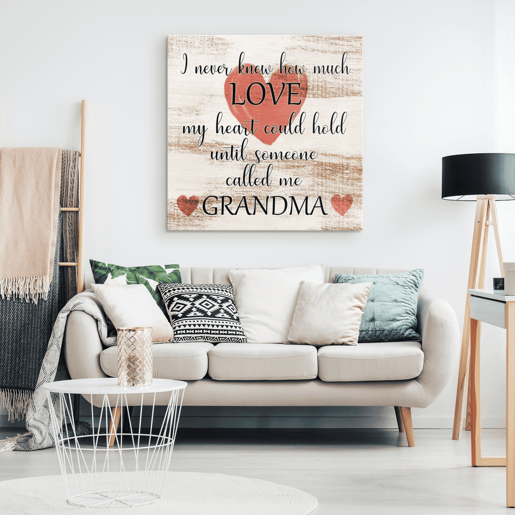 Until Someone Called Me Grandma Premium Canvas