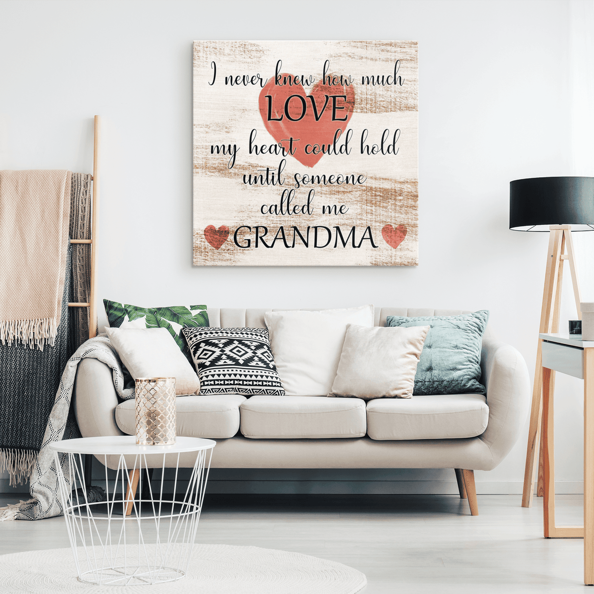 Until Someone Called Me Grandma Premium Canvas