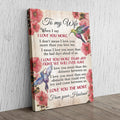 To My Wife - I Love You More Premium Canvas