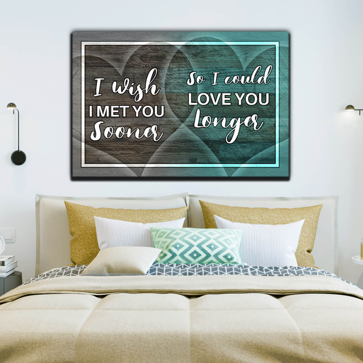 I Wish I Met You Sooner.. Premium Canvas