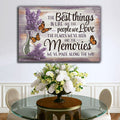 The Best Things - People, Places, Memories Premium Canvas