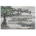 Family Tree - Roots As One Canvas Wall Art – Family Home Decor