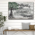 Family Tree - Roots As One Premium Canvas