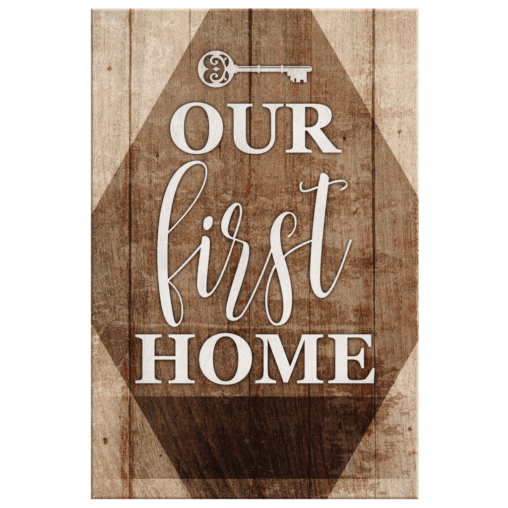 Personalized Our First Home Premium Canvas