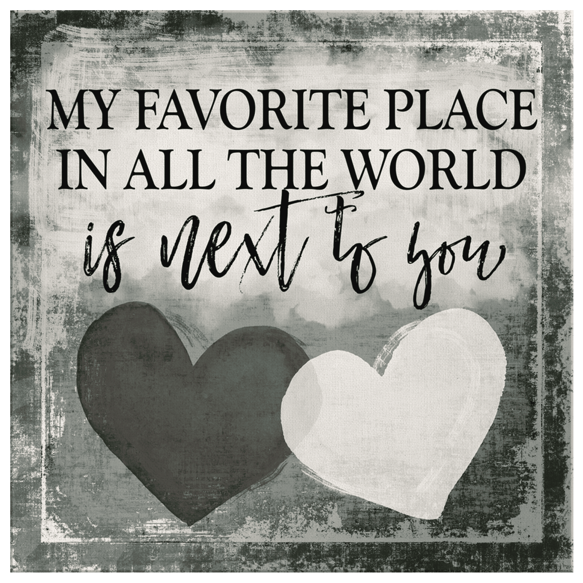 Personalized My Favorite Place Is Next To You Premium Canvas
