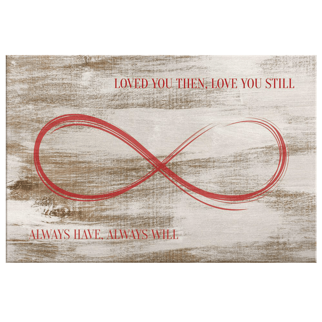Personalized Loved You Then Premium Canvas