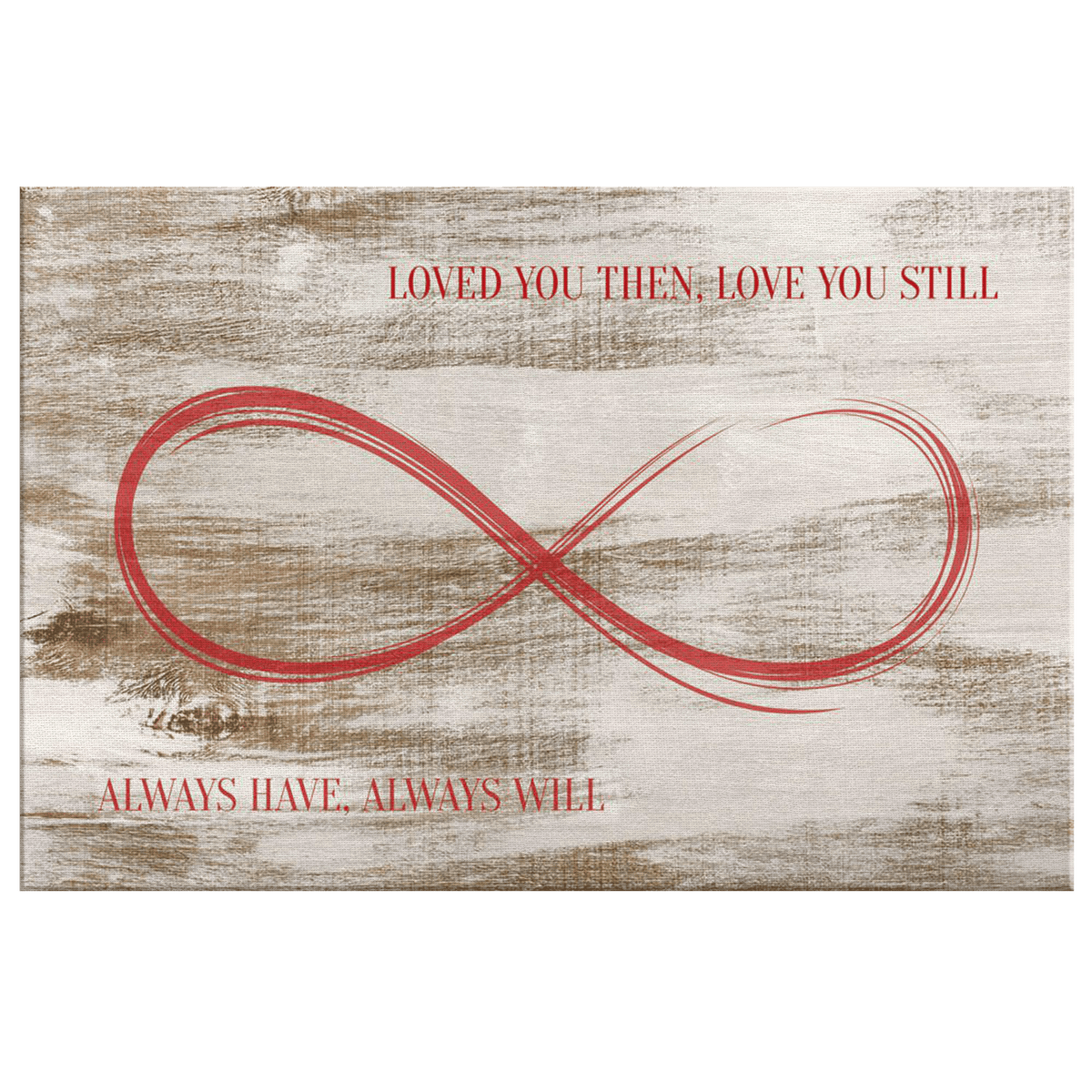 Personalized Loved You Then Premium Canvas