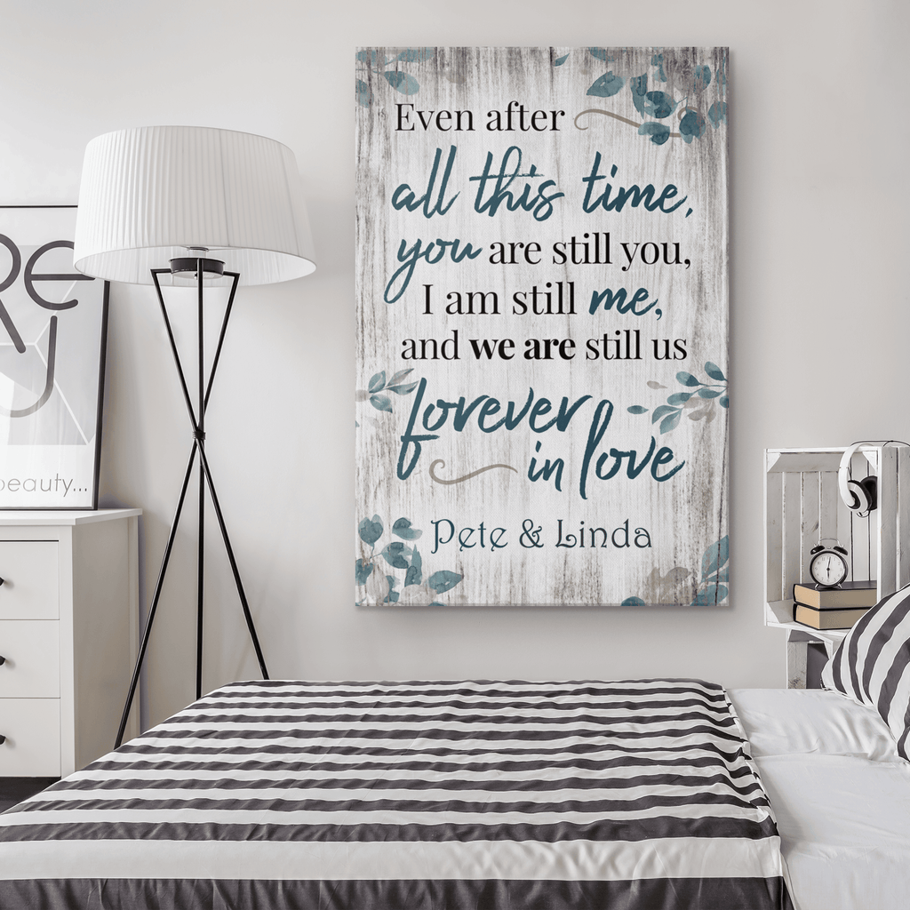 Personalized All This Time, We Are Still In Love Premium Canvas