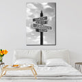 Personalized Intersection Street Sign Premium Canvas