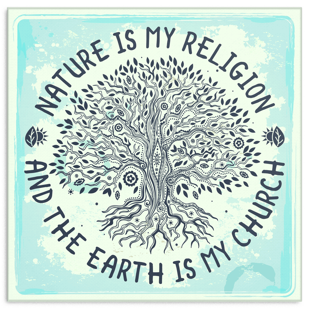 Nature is my Religion Premium Canvas