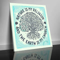 Nature is my Religion Premium Canvas