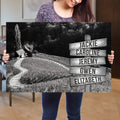 Personalized Names Heart-Shaped Lane Premium Canvas
