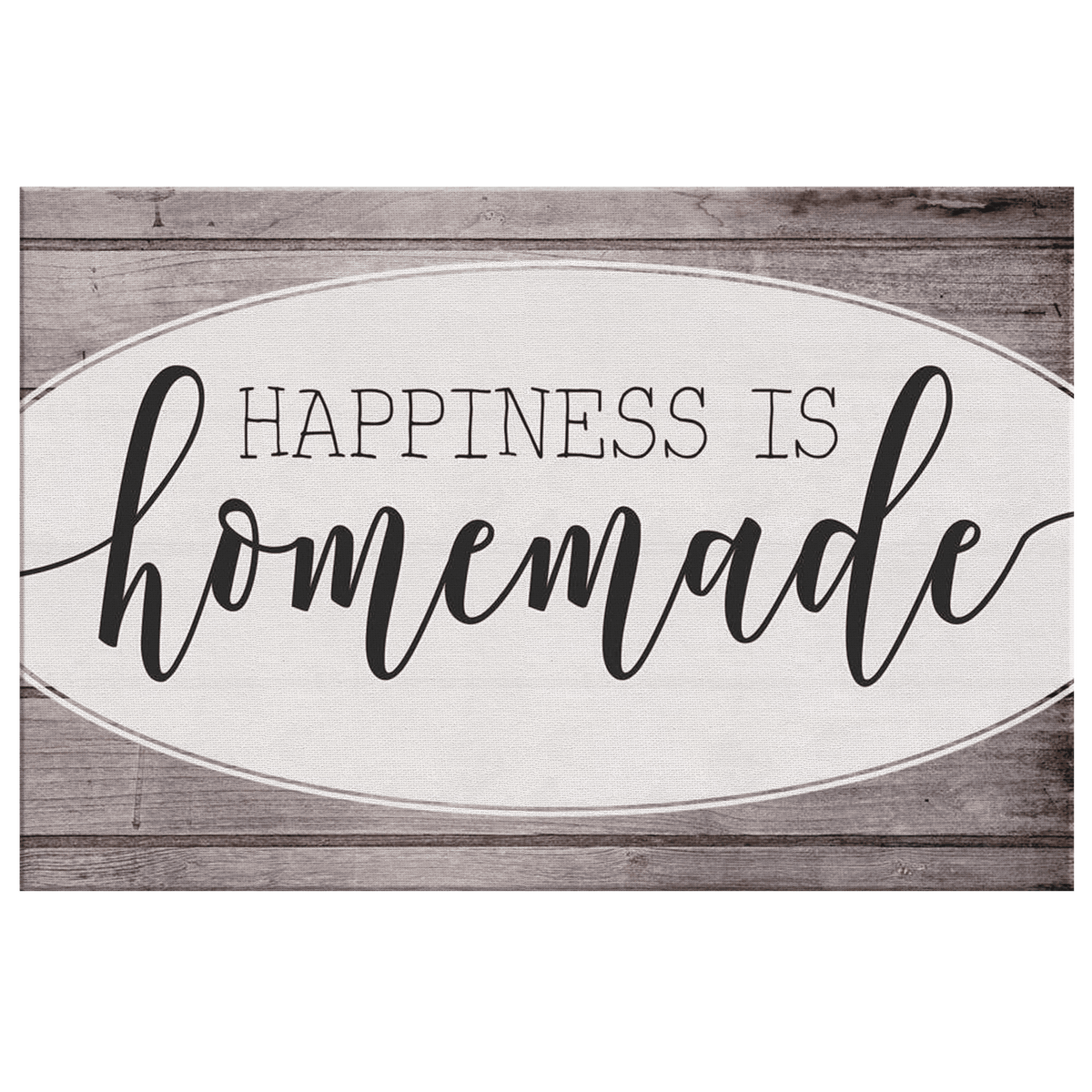 Happiness Is Homemade Canvas Wall Art – Kitchen Wall Decor