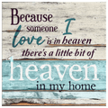 Personalized Someone I Love is in Heaven Premium Canvas