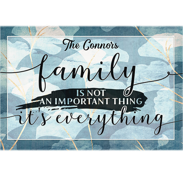 Personalized Family - Its Everything Premium Canvas